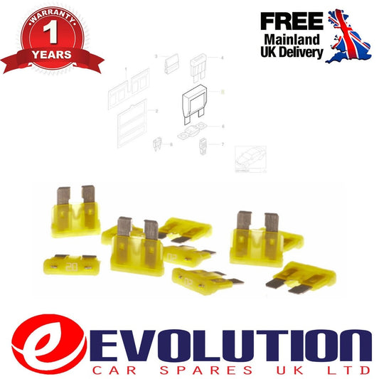 10X20Amp32VoltBladeTypeCircuitBreakerFuse,4381717
