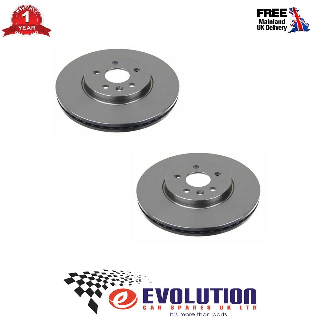 2XBorgBeckFrontBrakeDiscsFitsChevroletTrax,VauxhallMokka,13502059