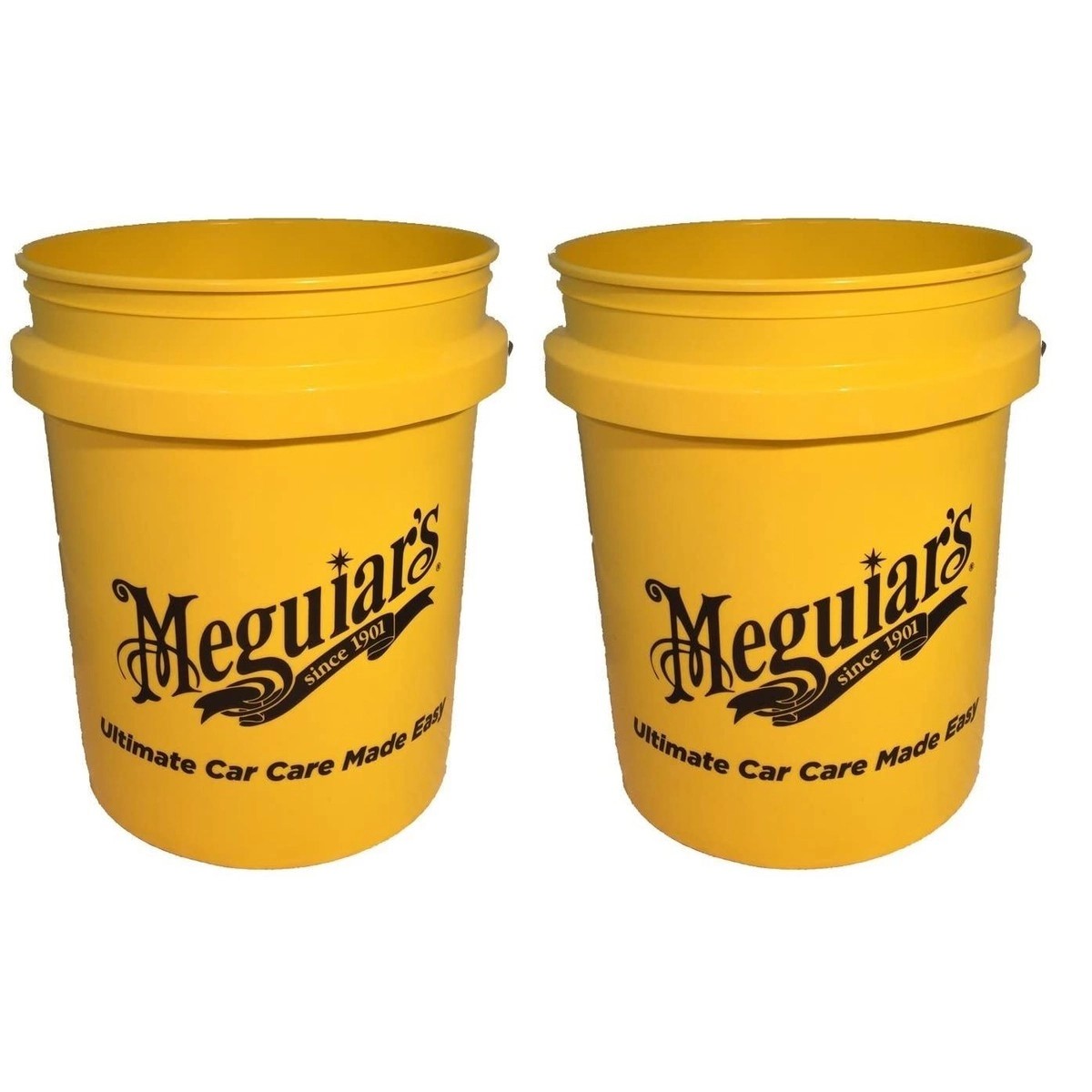 2xMeguiar'sRG203Yellow5USGallonBucket