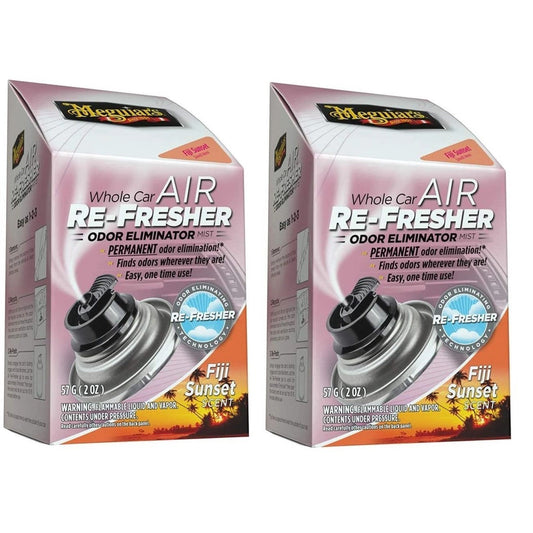 2xMeguiar'sWholeCarAirFreshenerOdorEliminatorFijiSunset59mlG201502EU