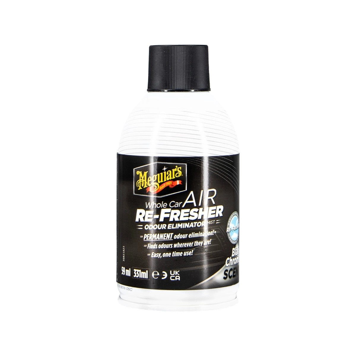 2xMeguiar'sWholeCarAirRe-FresherOdorEliminatorBlackChromeScent59ml