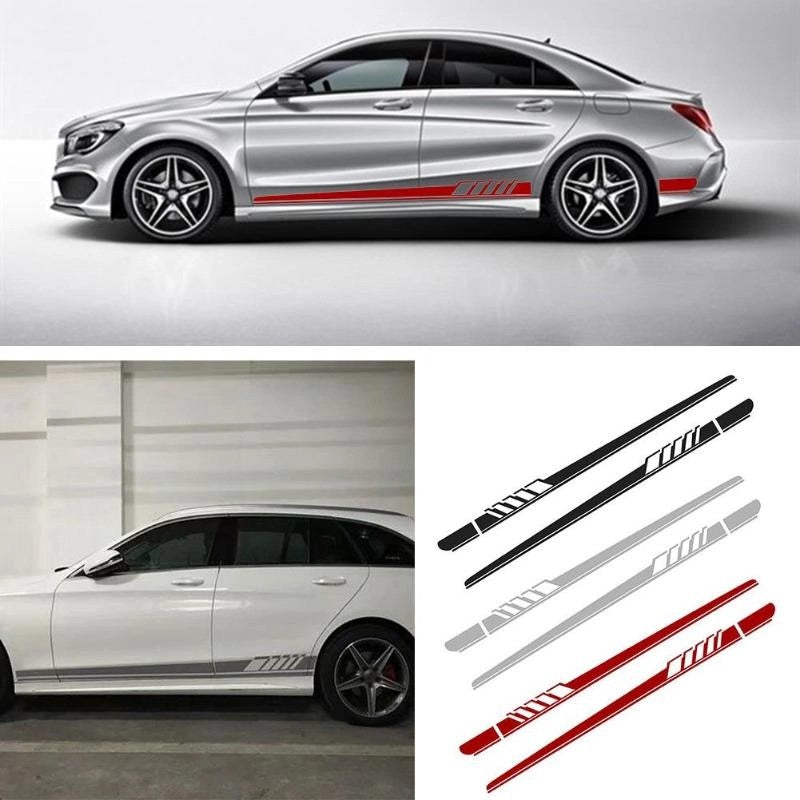 2XUniversalCarSideDecals/Stickers(3Colours)