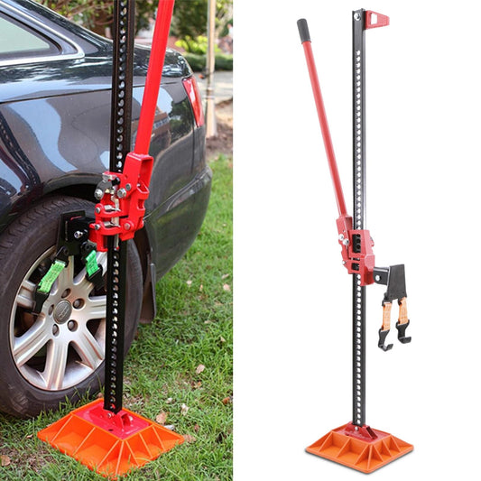 603000KgHighLiftOff-RoadRatchetFarmJackWithHookStrapsAndBasePlate