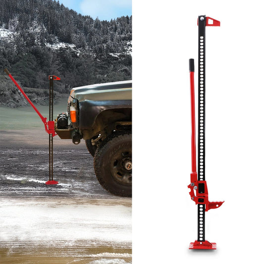 603000KgHighLiftOffRoadRatchetFarmJackWithHookStraps
