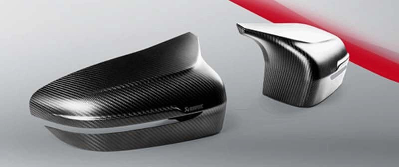 AkrapovicCarbonFiberMirrorCapSet-Matte-BMWM8/M8CompetitionGranCoupé(F93)2020-2022