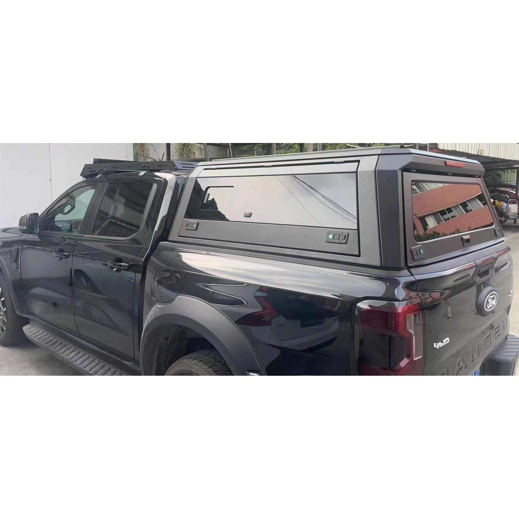 AluminiumExpeditionLoadBedCanopyfortheFordRanger2022+MK4T9(P703)DoubleCab