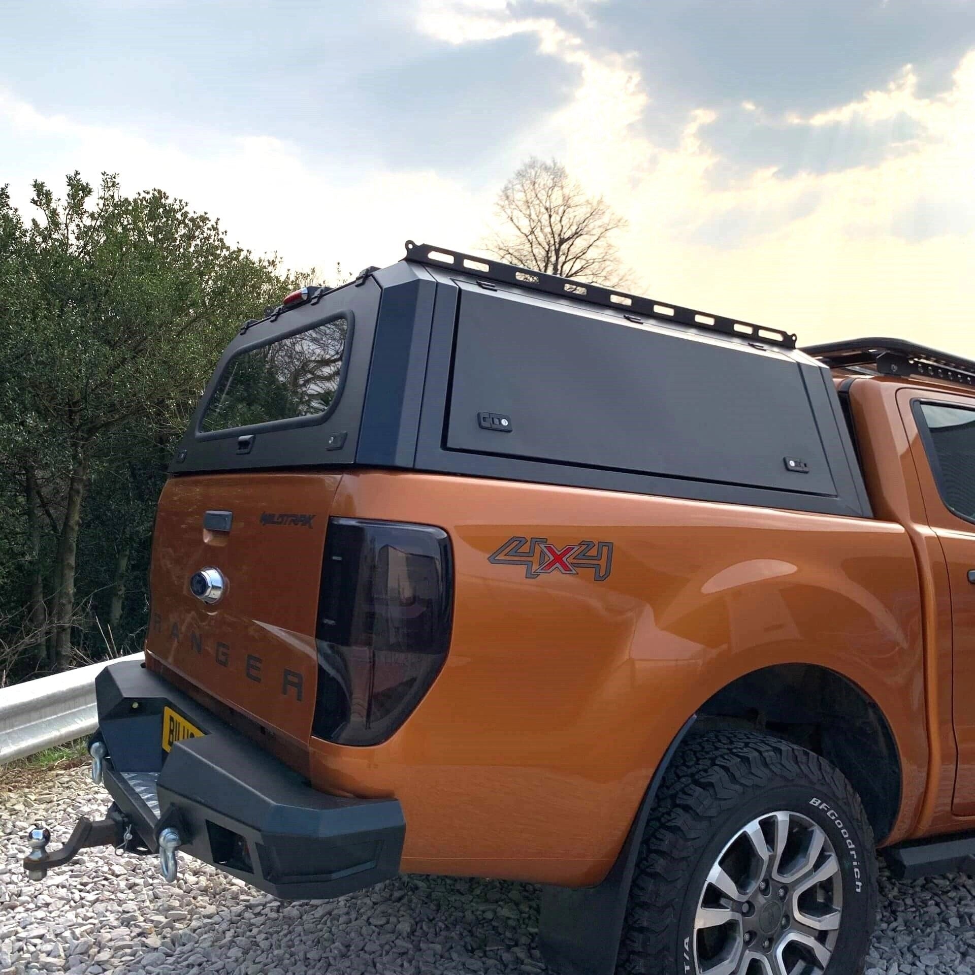 AluminiumLoadBedCanopyfortheFordRanger2012-2022MK3T6(P375)DoubleCab