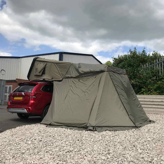 AnnexAddonfortheDirect4x4RoofTrekk3PersonRoofTopCampingTentinGreen