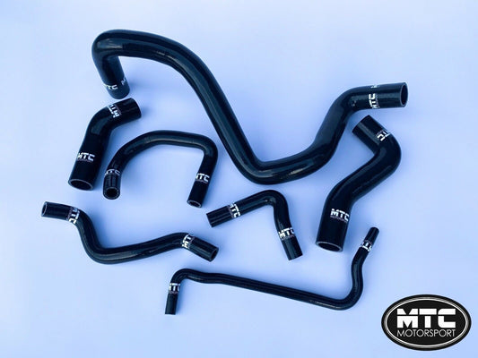 AudiA3TTMK1Octavia1.8TSiliconeCoolantRadiatorHoseKit|MTCMotorsport-Black