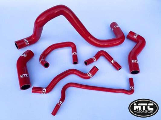 AudiA3TTMK1Octavia1.8TSiliconeCoolantRadiatorHoseKit|MTCMotorsport-Red