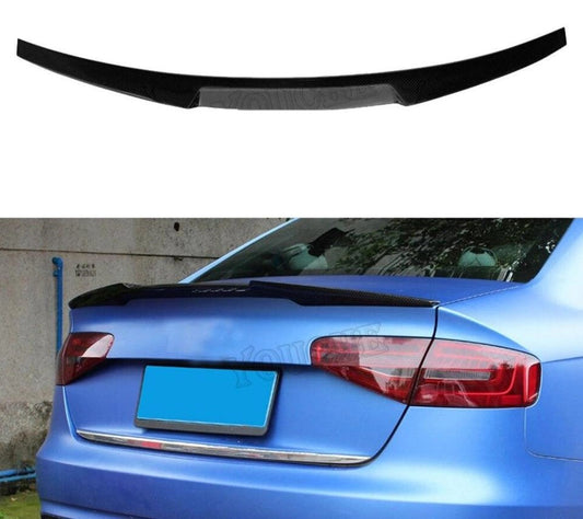 AudiA4SaloonCarbonFibreRearSpoilerLip