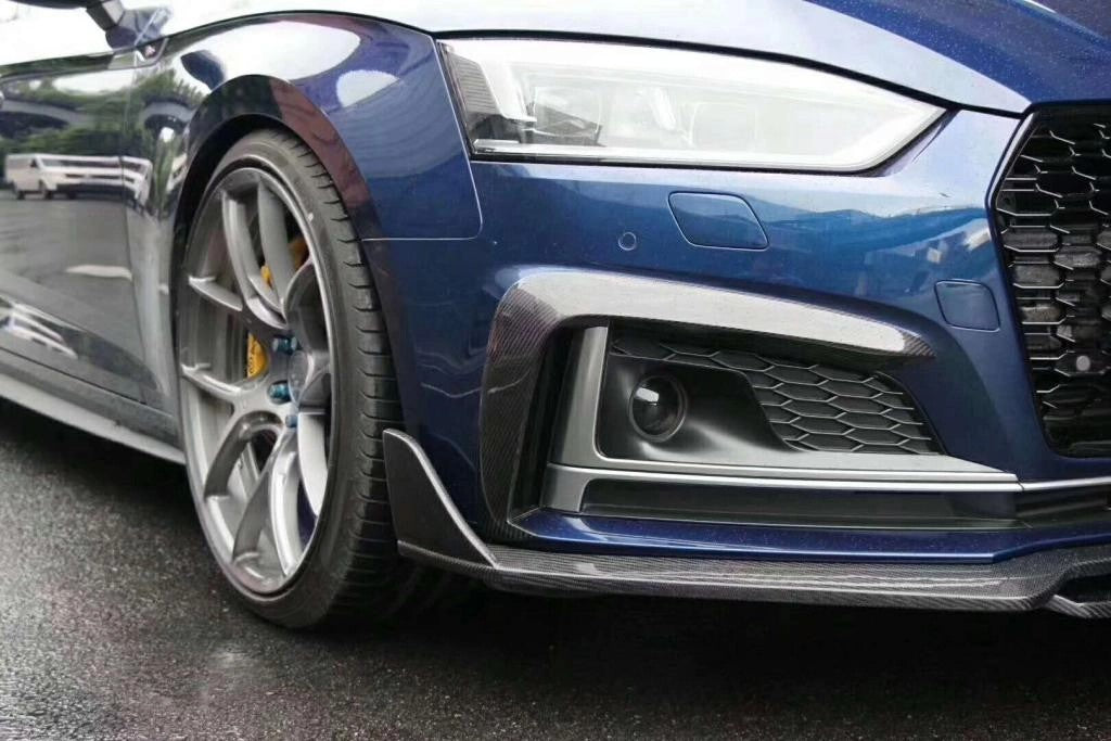 AudiA5S-Line/S5CarbonFibreBumperCanards(2017-2020+Models)(CarbonFibre)