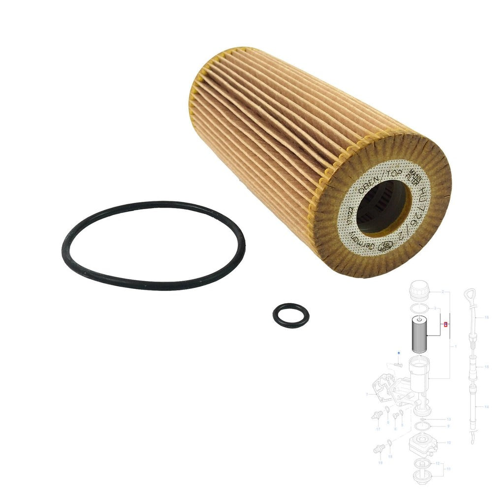 AudiFordSeatSkodaVwOilFilter2000To2008Xm216744aa1100696