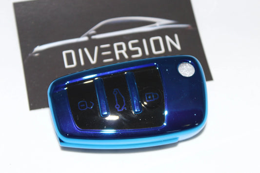 AudiProtectiveKeyCover-ChromeBlue