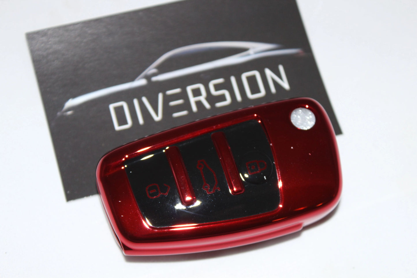 AudiProtectiveKeyCover-ChromeRed