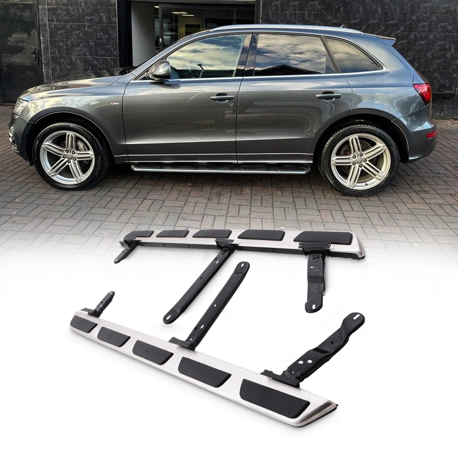 AudiQ58R2013+AluminiumStyleSideSteps