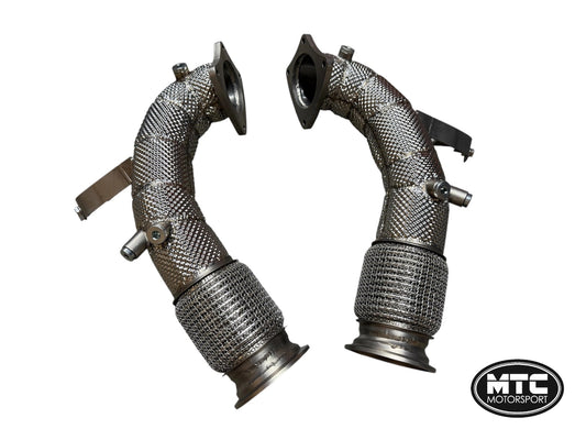 AUDIR8V10GEN22020-GPF/OPFDeletePipesWithHeatShield-MTCMOTORSPORT