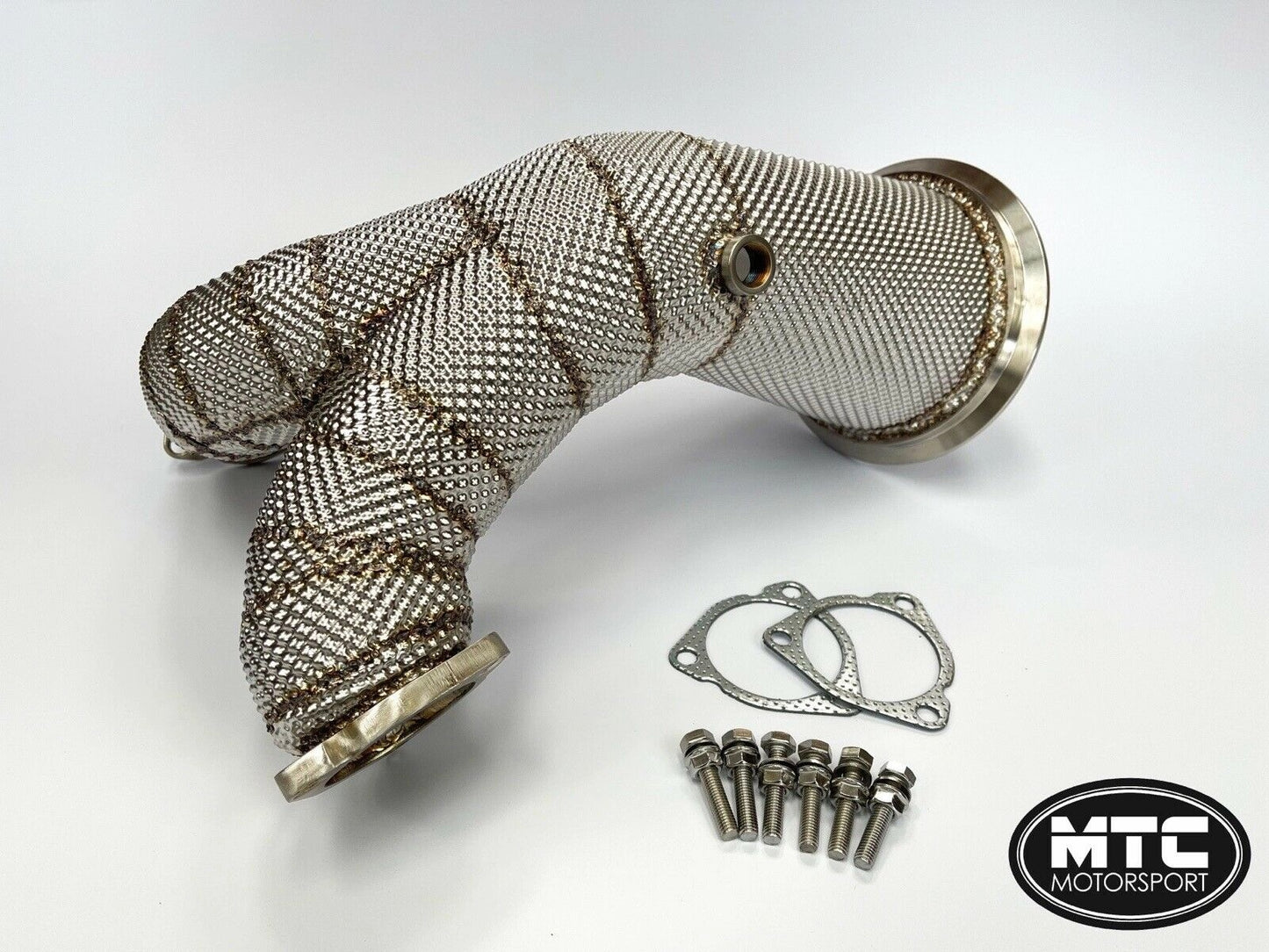 AudiS4S5B93.0TFSIDecatDownpipewithHeatShield