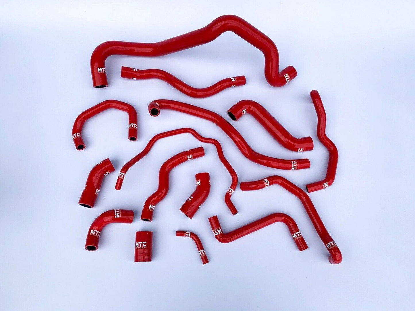 AudiTTS3SeatLeonCupra210225SiliconeCoolantHoseKitRed