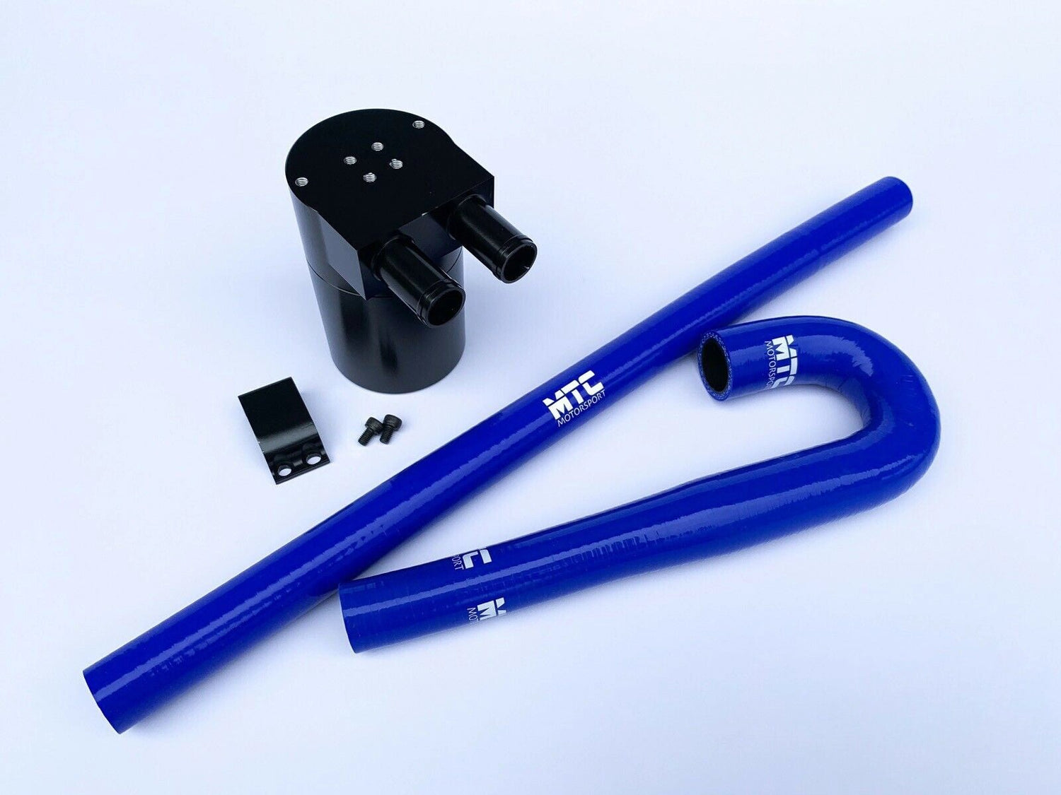 BilletOilCatchTankDoubleBaffledAudiS31.8THosesBlue