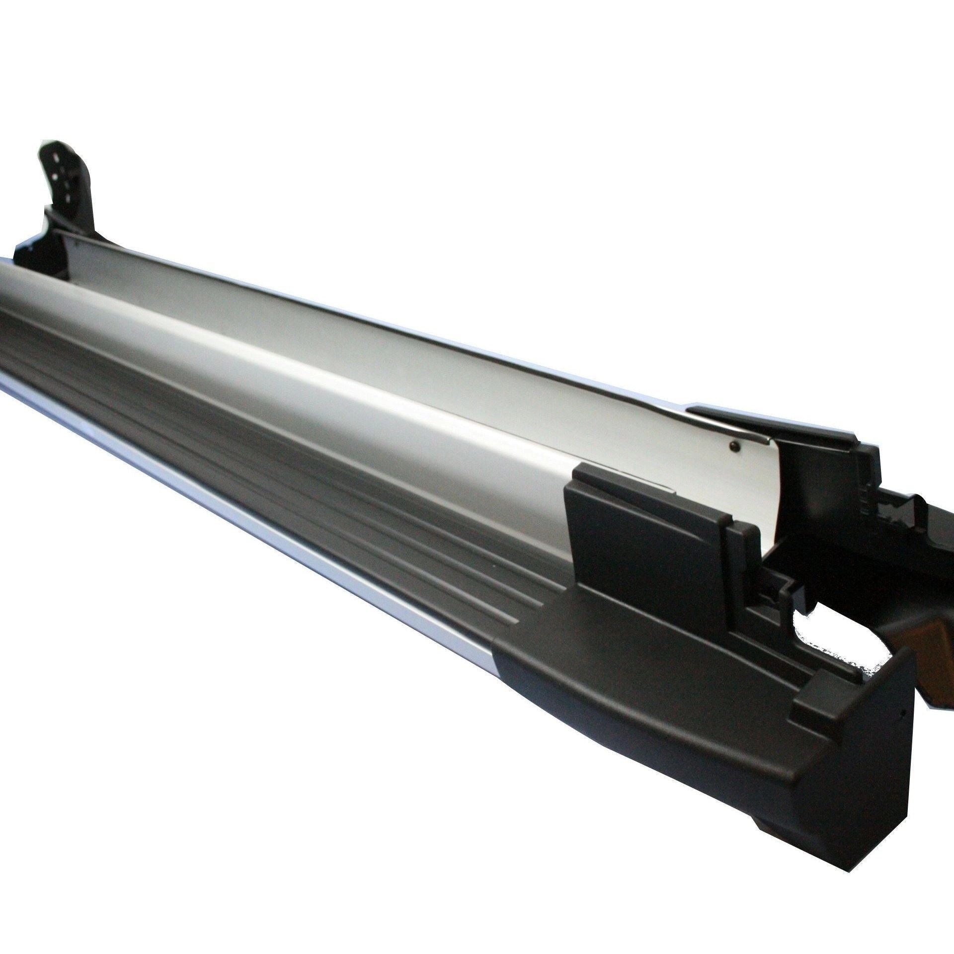 Black&SilverOEStyleSideStepsRunningBoardsforHondaCR-V2007-2012