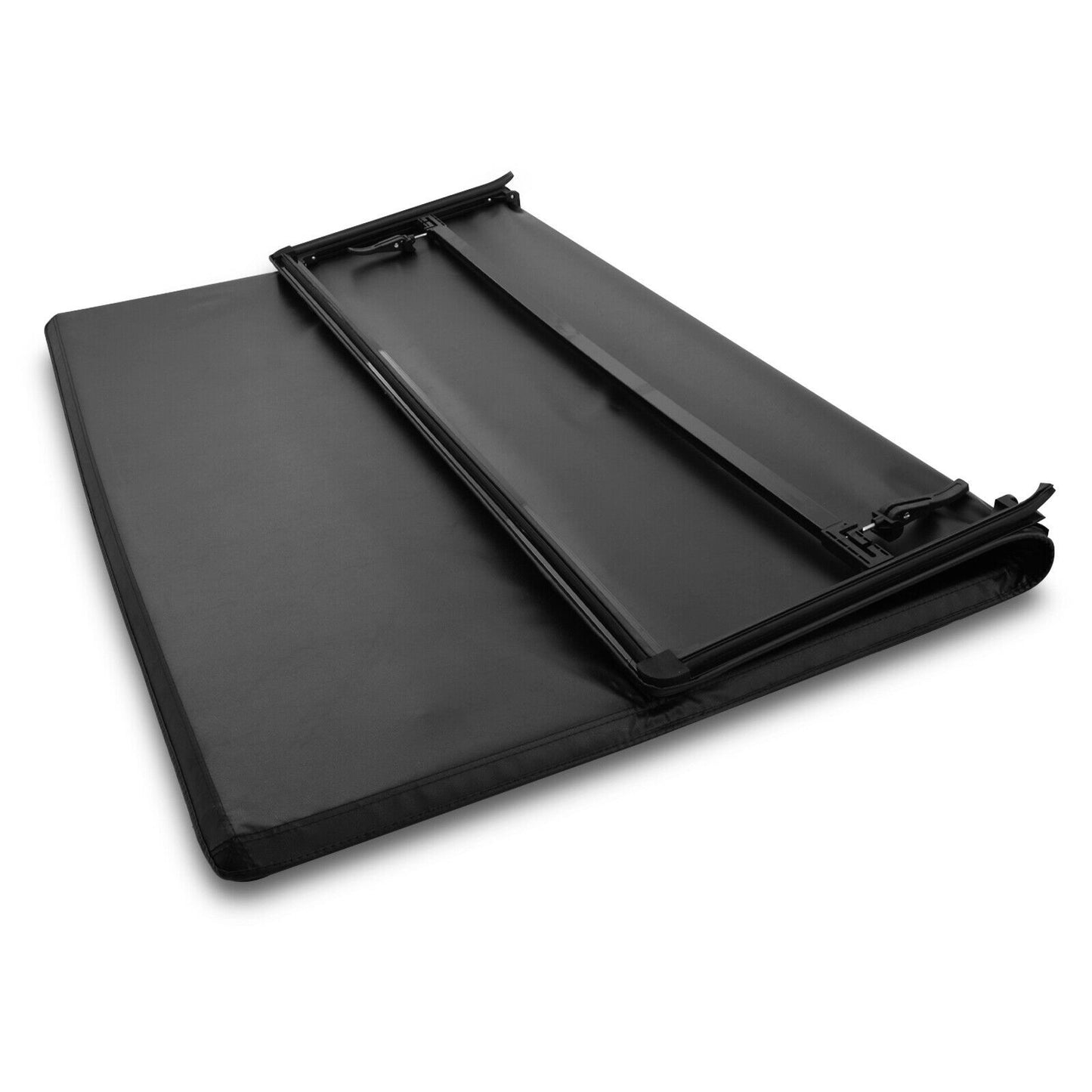 Black3FoldTonneauProtectionCoverShelterForFordRangerT612-16