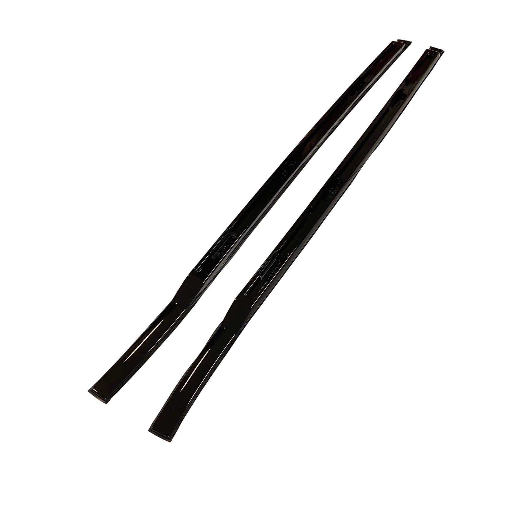 BlackAluminiumOEStyleT-TrackRailsfortheLandRoverDefender1102020+