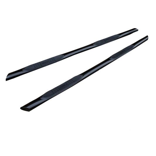 BlackPowderCoatedSteelSideBarswithPadsforVolkswagenTransporterT5SWB