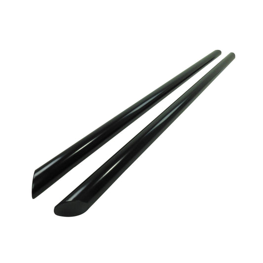 BlackPowderCoatedSteelSideBarsforVolkswagenTransporterT6SWB