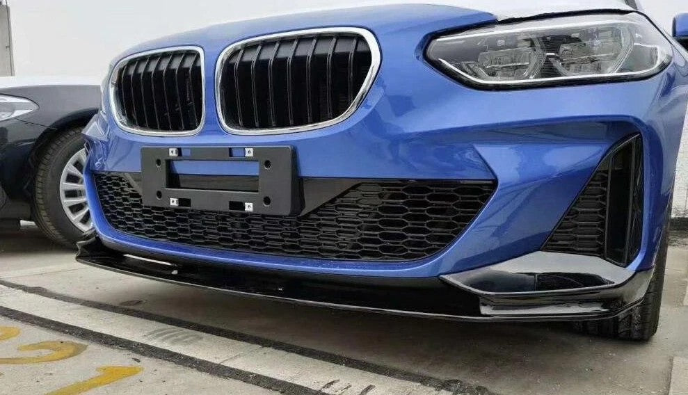 BMW1SeriesMSportF20PPGlossBlackFrontSplitter(2019+)