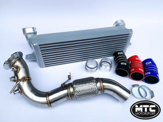 BMW335DTurboIntercoolerDPF&BoostHoseE90-E93Silver