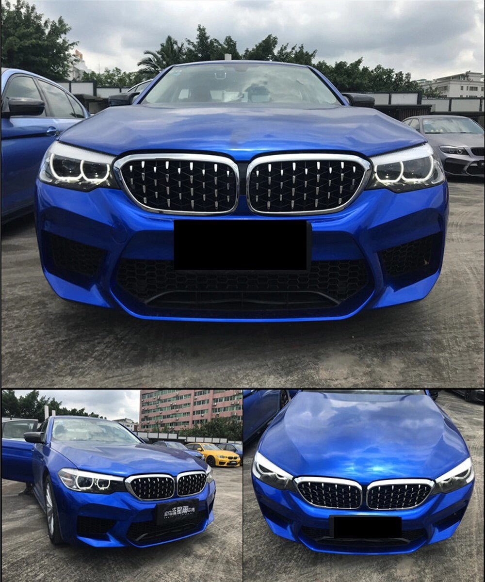 BMW5SeriesG30/G31DiamondReplacementGrilles(2017+)