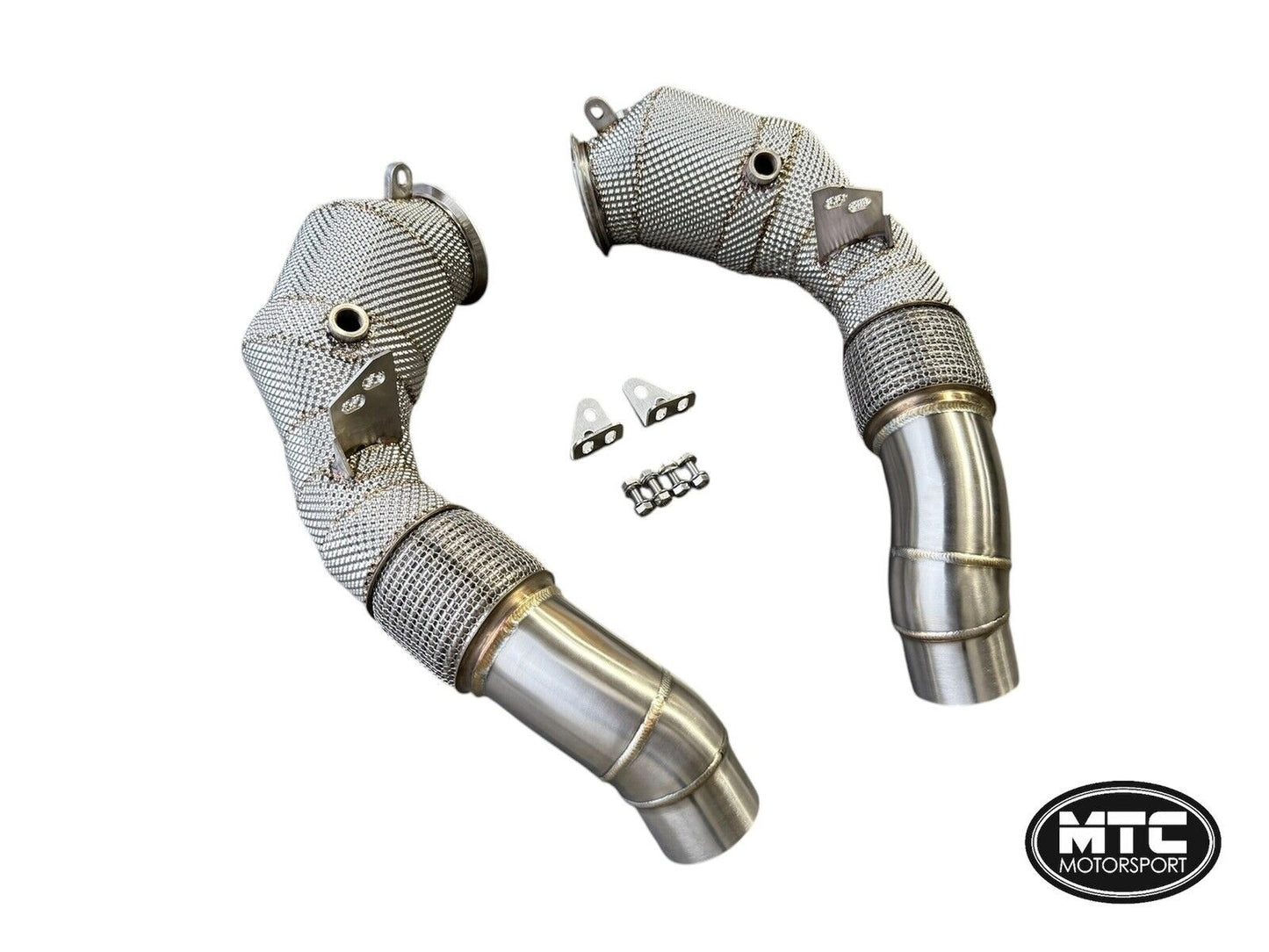 BMWF10M5F11M6DOWNPIPESWITH200CELLSPORTSCATS&HEATSHIELD2011-2016