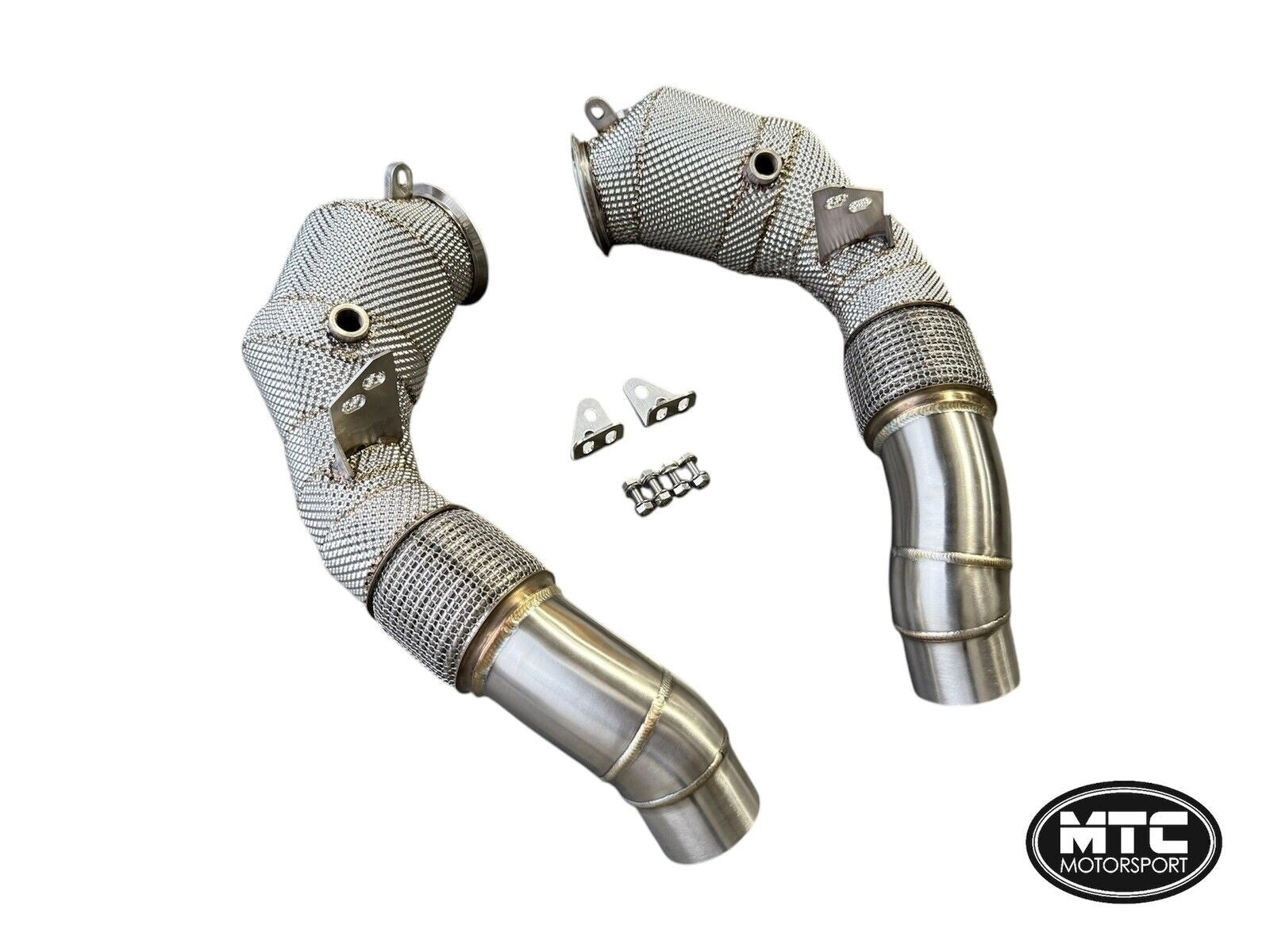 BMWF10M5F11M6DOWNPIPESWITH200CELLSPORTSCATS&HEATSHIELD2011-2016