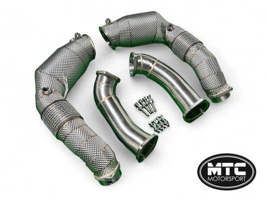 BMWF90M5DOWNPIPESWITH200CELLHI-FLOWSPORTSCATS&HEATSHIELD2021-LCI