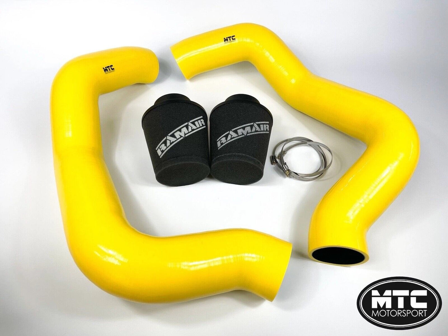 BMWM5F90IntakeHoseswithFilterColdAirInductionKitM8Yellow|MTCMotorsport