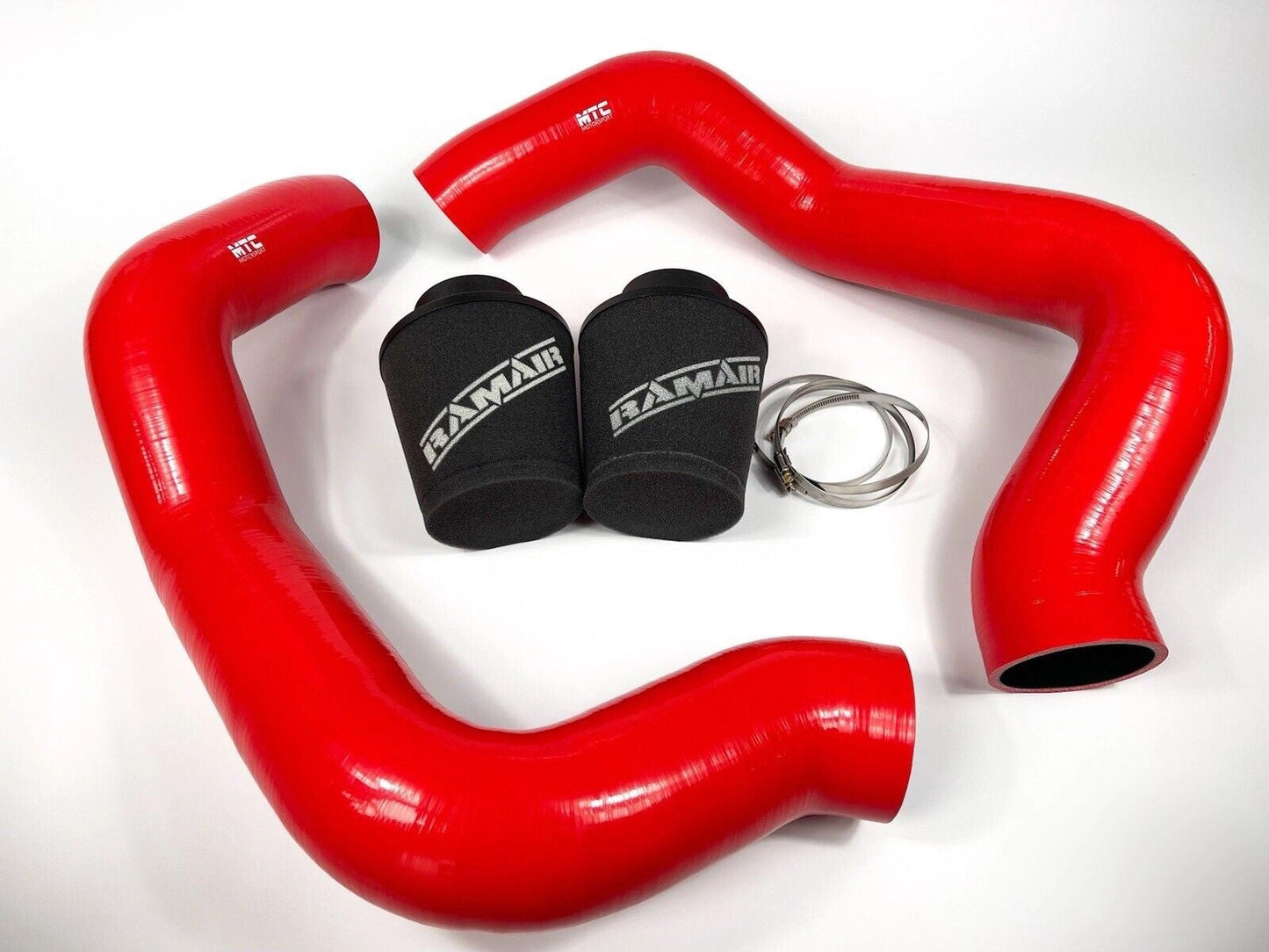 BMWM5F90IntakeHoseswithFilterColdAirInductionKitM8Red|MTCMotorsport