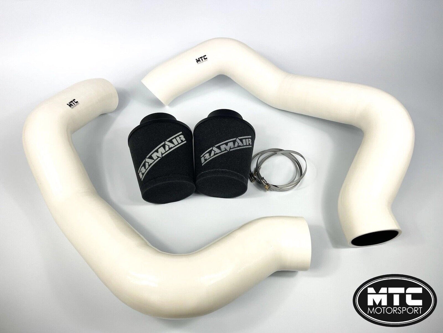 BMWM5F90IntakeHoseswithFilterColdAirInductionKitM8White|MTCMotorsport