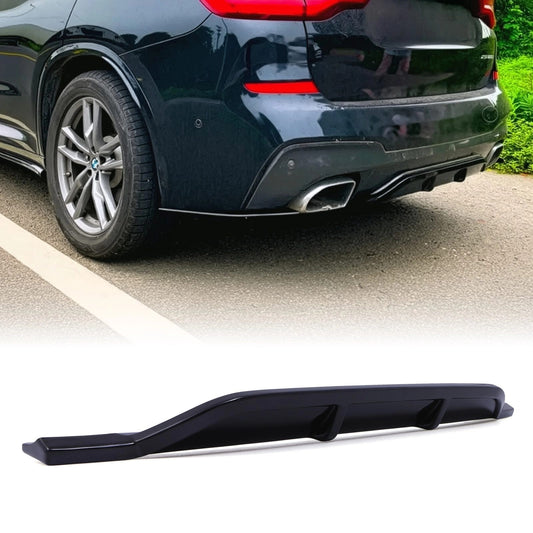 BMWX3G01PreLCI18-21GlossBlackRearDiffuser