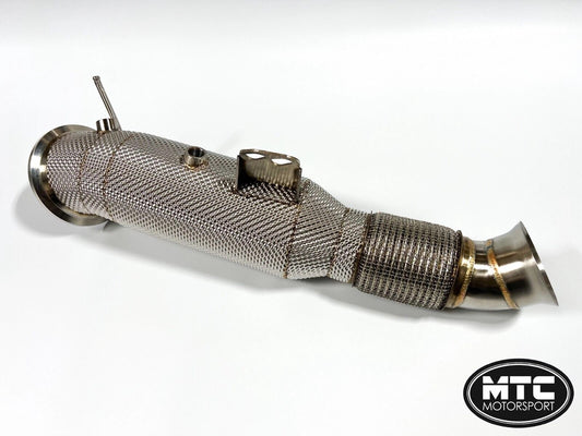 BMWX3M40iDownpipe200CellHi-FlowSportsCat&HeatShield|MTCMotorsport