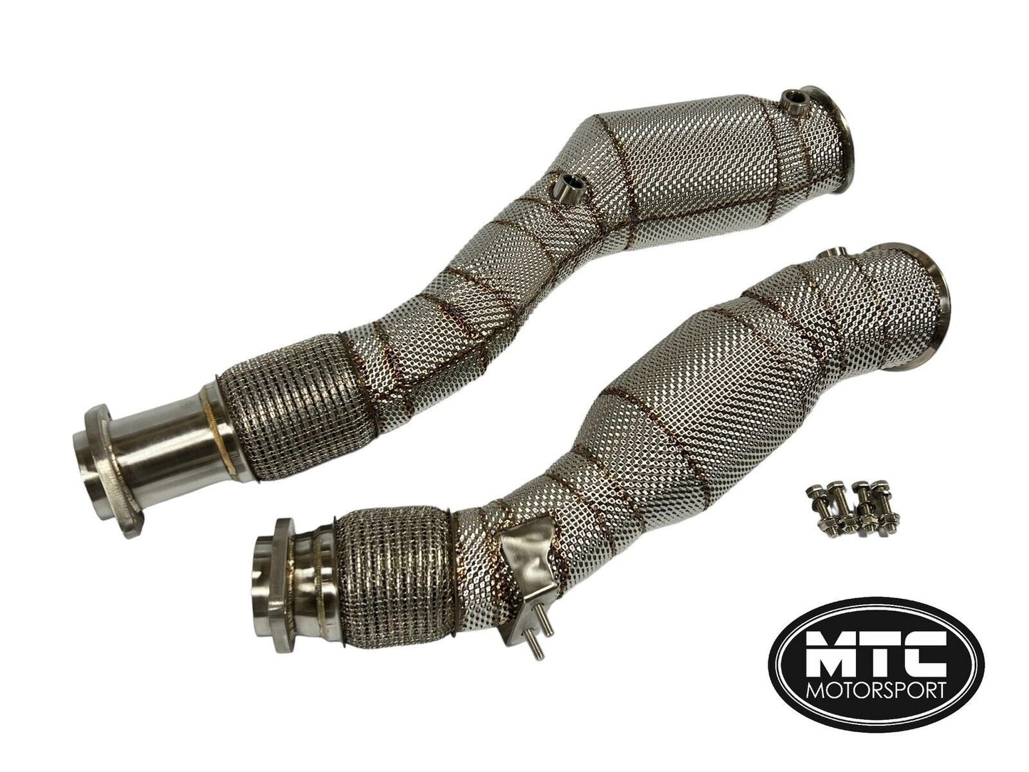 BMWX3MX4MDOWNPIPESWITH200CELLHI-FLOWSPORTSCATS&HEATSHIELDF97F98