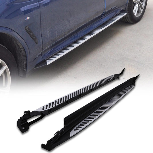 BMWX4F2614-18Black&SilverSideSteps