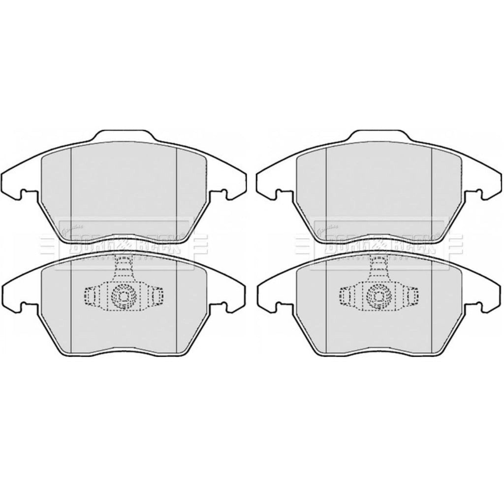 Borg&BeckFrontBrakePadSetFitsPeugeot308,2009Onwards425260