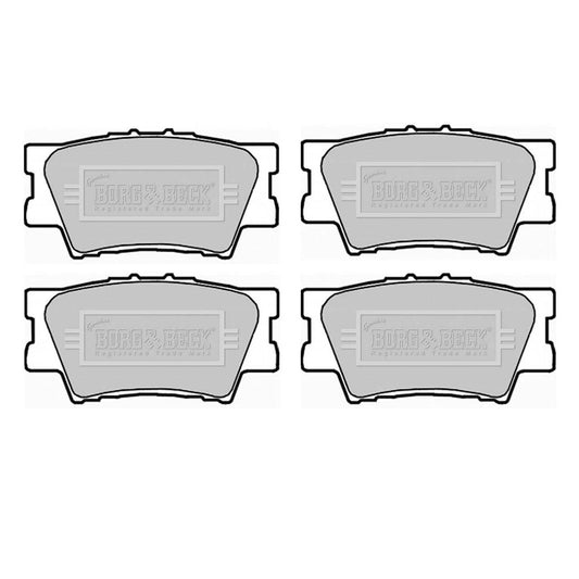 Borg&BeckRearBrakePadSetForToyotaRav4Mk3,Mk42006Onwards0446642060