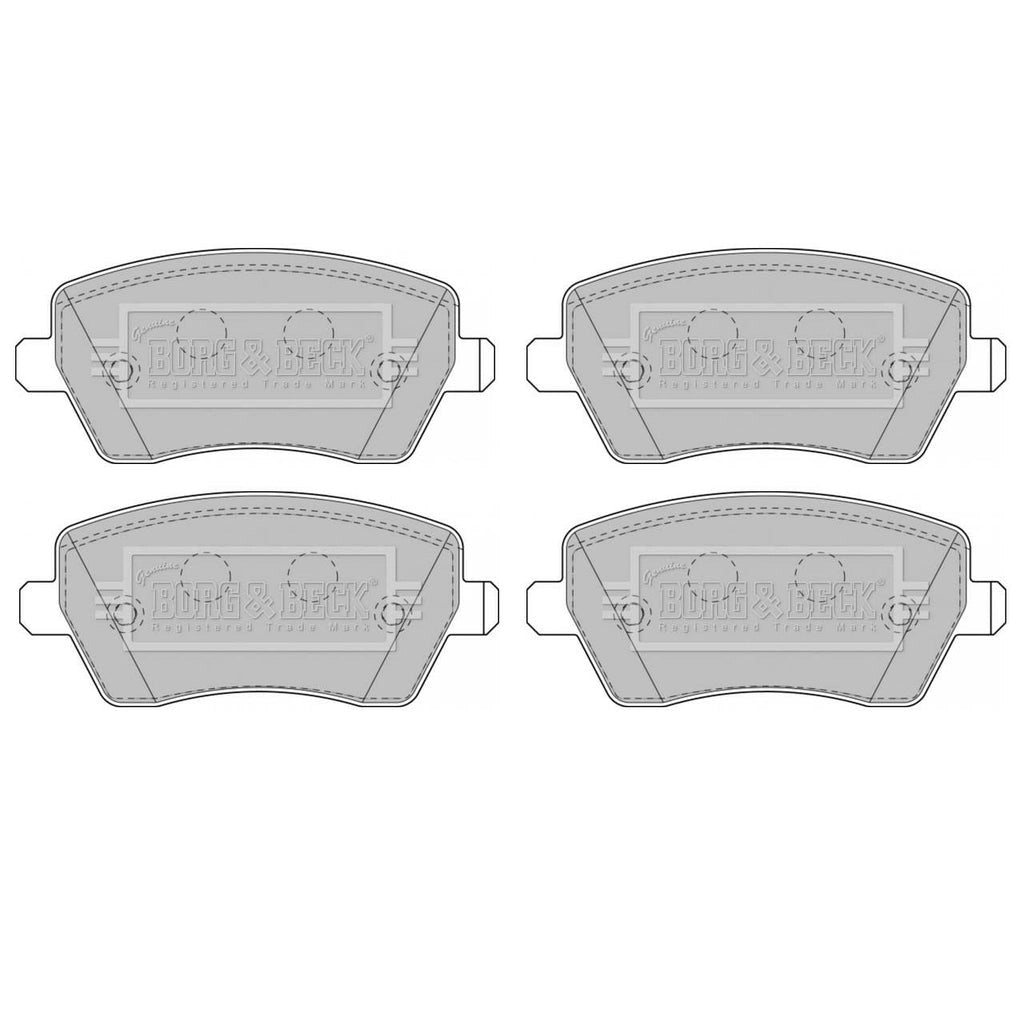 Borg&BerkFrontBrakePadSetFitsDaciaDuster2010-2017,7701208422
