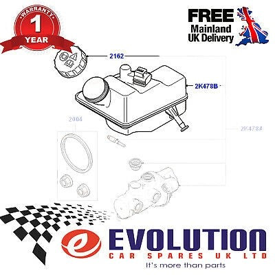 BoschExpansionBrakePumpReservoirTankFitsFordTransitMk706-13,1573041