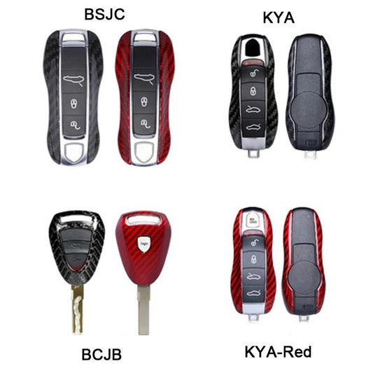 CarbonFibreKeyCoverForPorschePanamera/Cayenne958/Macan/718/911