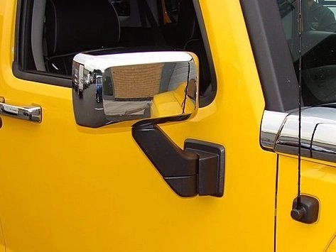 ChromedDoorMirrorCoversforHummerH3