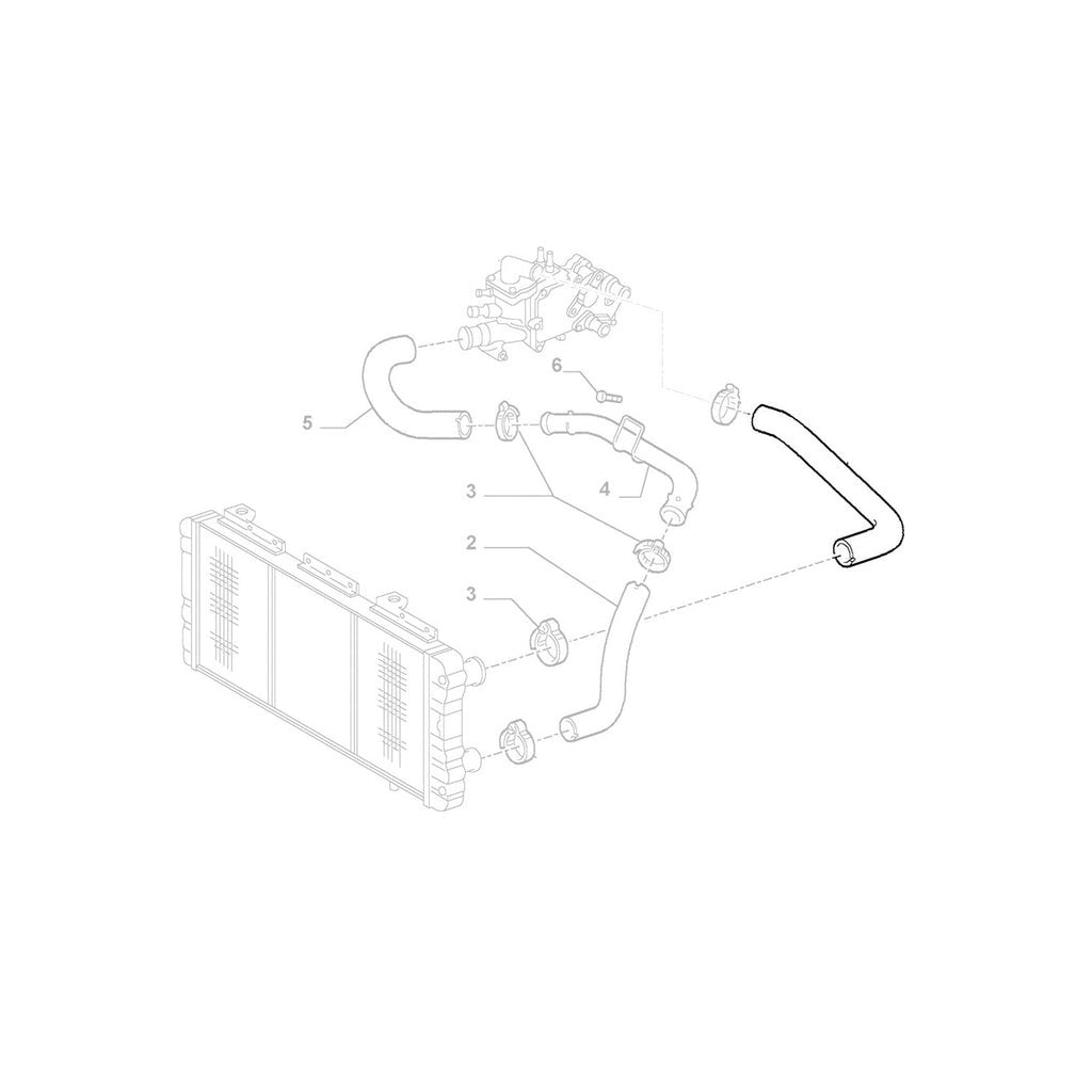 CitroenRelayFiatDucatoPeugeotBoxerUpperRadiatorHose1326971080