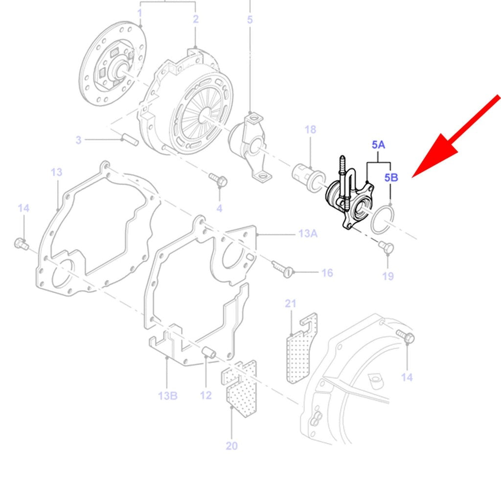 CscConcentricSlaveCylinderBearingFitsFordTransitConnect,Focus,1141581